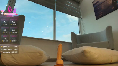 Mina_Moons Chaturbate 24-July-2025 Sits on a toy in front of the camera