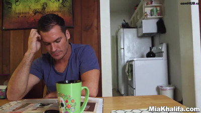 Mia Khalifa onlyfans work with two cocks