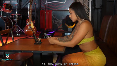 OnlyFans Mariana Martix Wild Sex and The Waiter The Restaurant Bathroom