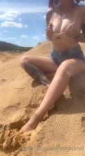 Nina_Devil Onlyfans April-08-2025 passionately caresses her nipples