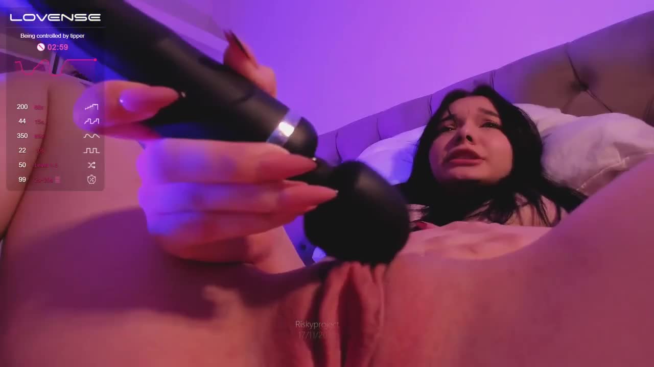 Performer Riskyproject Chaturbate April-08-2025 in front of the camera fucks her vagina, # 1 Porn Archive - ePornREC