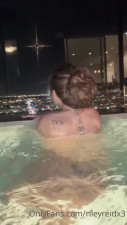 Watch Riley Reid Pool Blowjob Facial